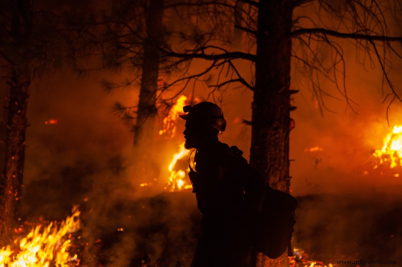IoTを活用した早期山火事検知と予防