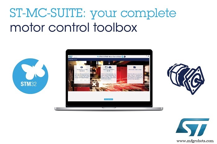 STMicroelectronicsがST-MC-SUITEを発表：STM32/STM8モーター制御設計のためのワンストップデジタルプラットフォーム