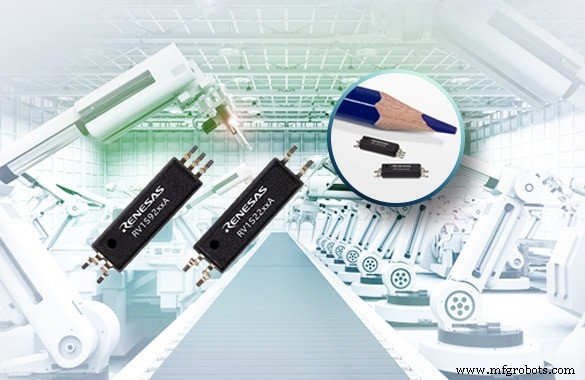 ルネサス、産業オートメーションとソーラーインバーター設計を小型化する8.2mmクリープレージフォトカプラを発表