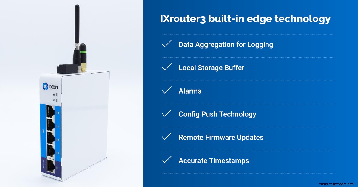 IXrouter：産業用IoTのためのシームレスなエッジツークラウド接続