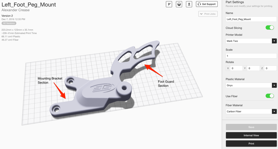 Markforged 3Dプリントの高度なファイバールーティング技術: 強度と性能を向上
