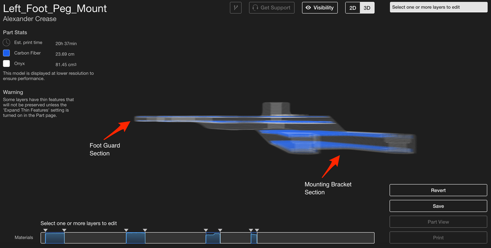Markforged 3Dプリントの高度なファイバールーティング技術: 強度と性能を向上