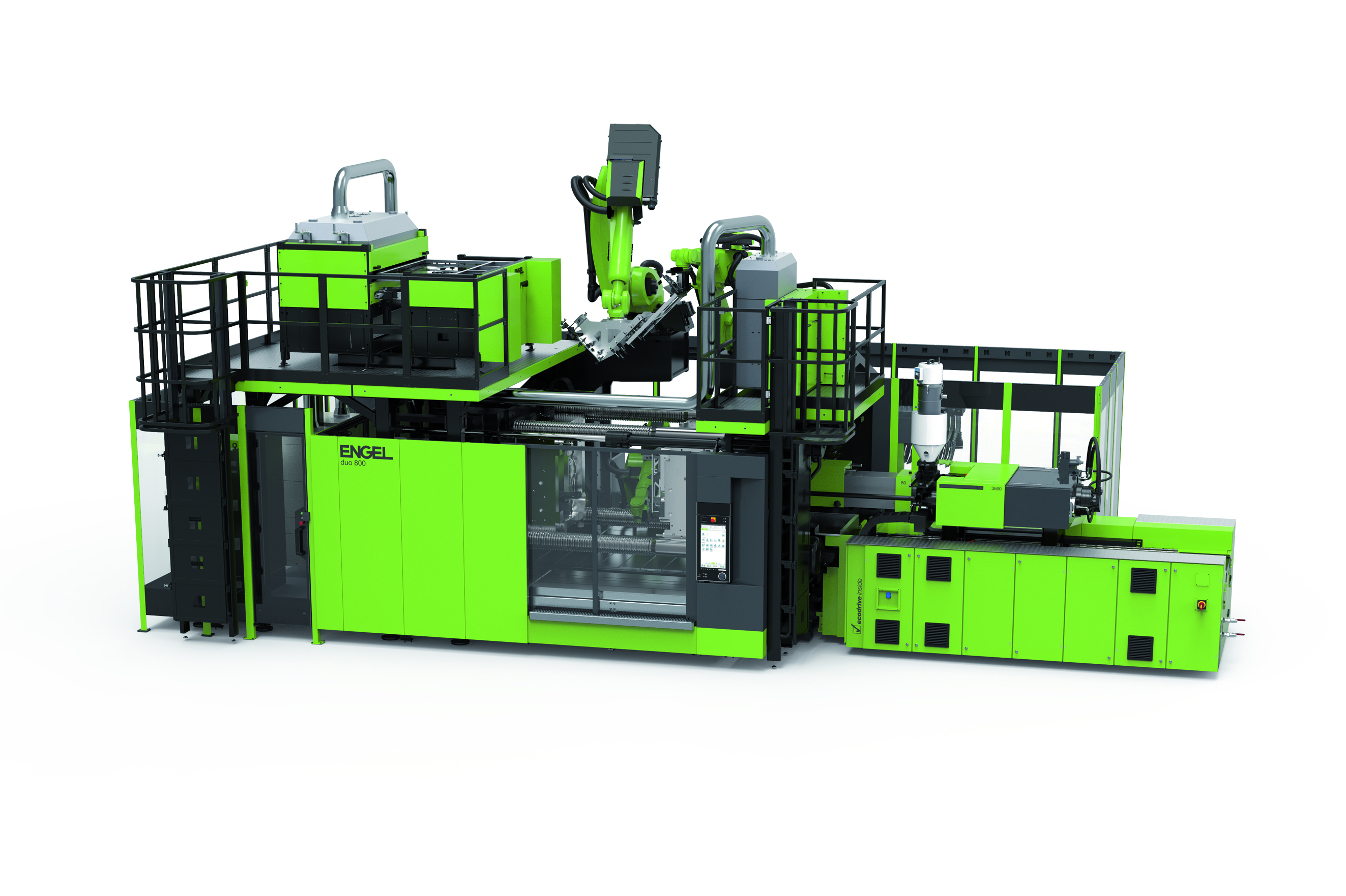 ENGEL、大型熱可塑性複合材の効率的生産向け赤外線駆動ロボットセルを発表