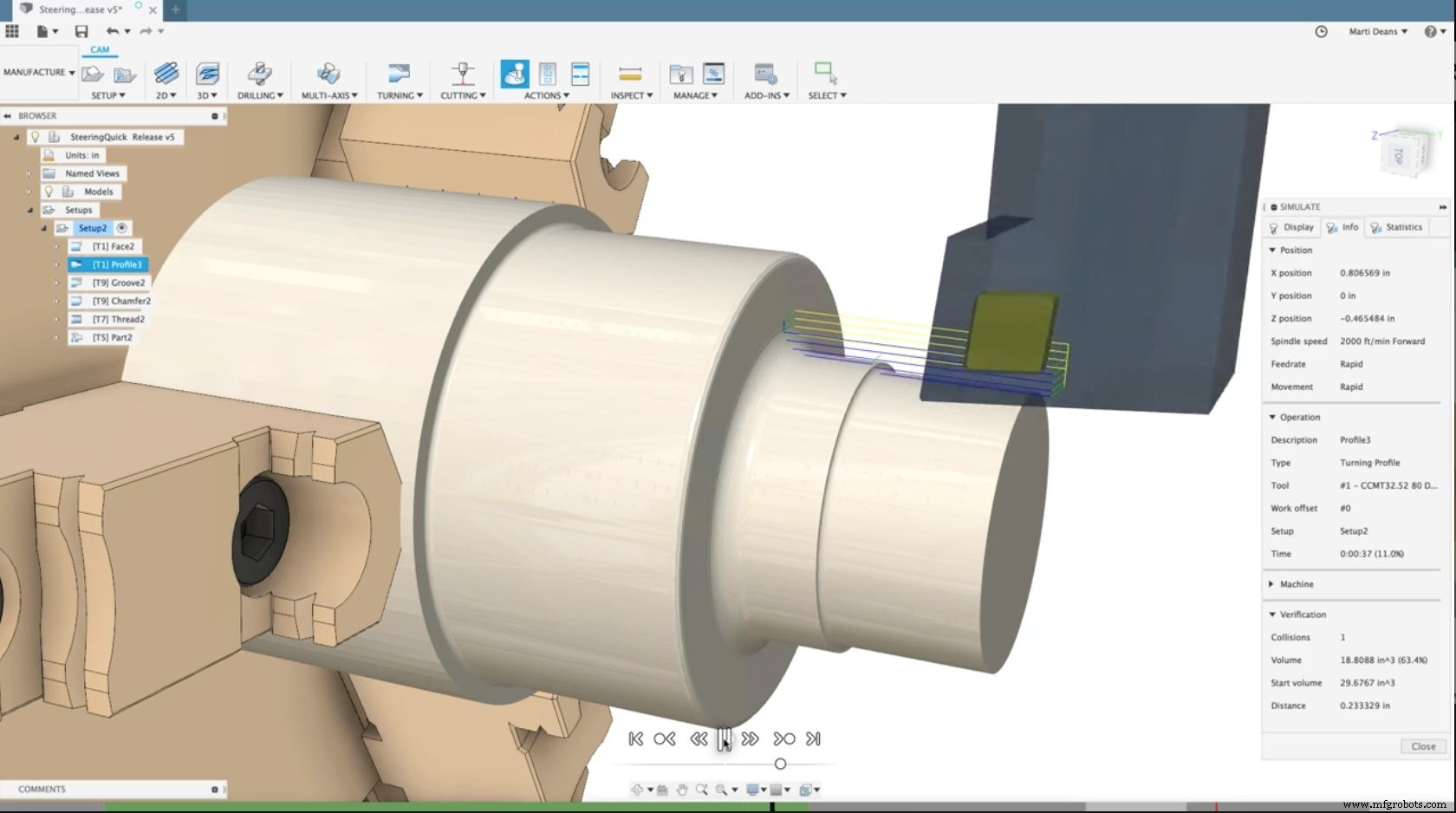 Fusion 360旋削機能完全ガイド：5つのサブ機能を徹底解説