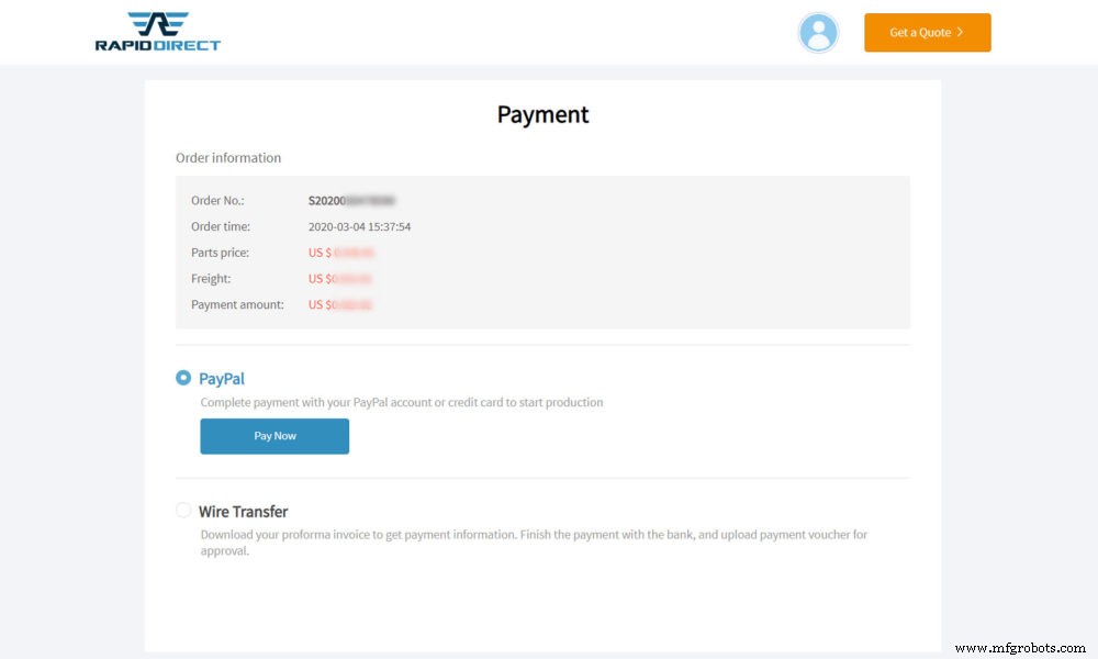 ラピッドダイレクトがPayPal決済に対応：電信送金・掛け払い・月次払いも選択可能