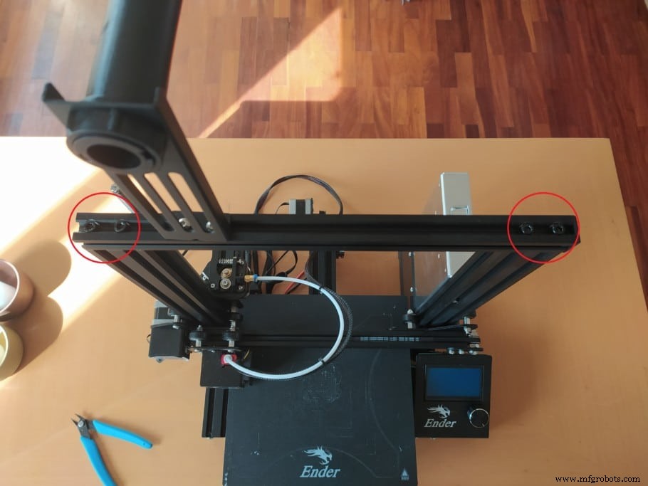Ender 3 ベッドレベリング問題を完全解決：ガタツキ・片側浮き・ネジ空回り・スプリング交換