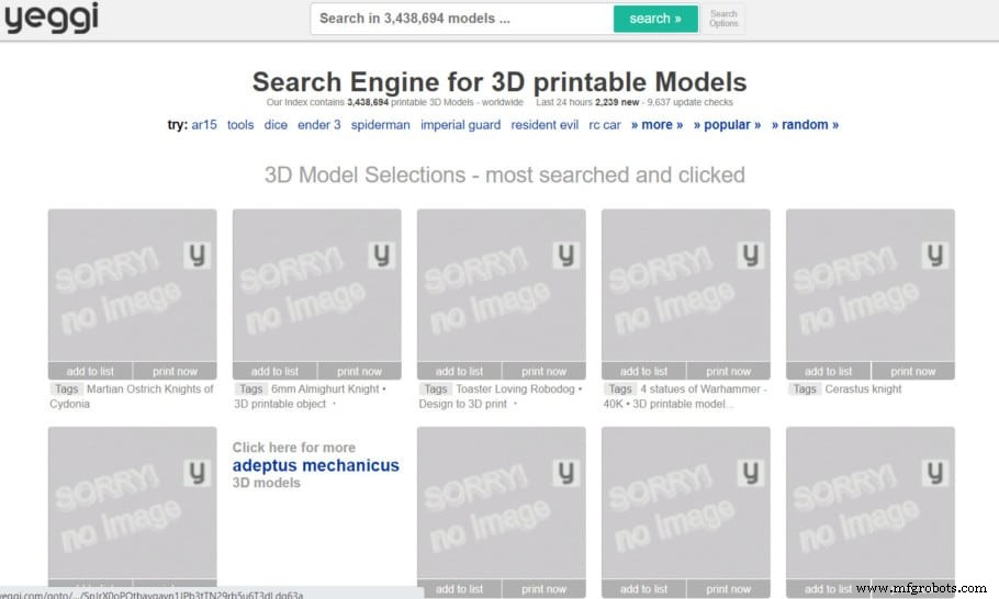 無料STLダウンロード信頼サイト厳選：3Dプリントを簡単に