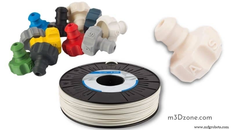 ASAフィラメント：ABSの代替となる耐UV性3Dプリント材料