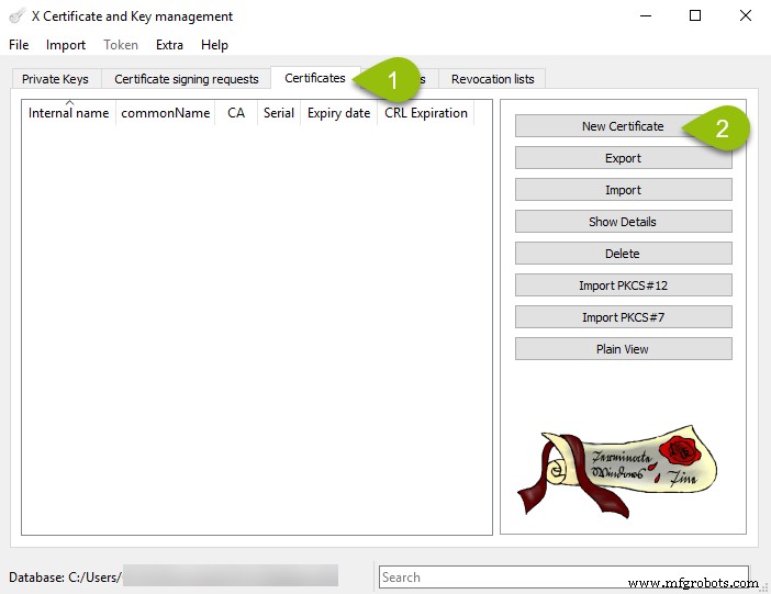 PLCnext ControlでOPC UA用カスタムセキュリティ証明書を設定