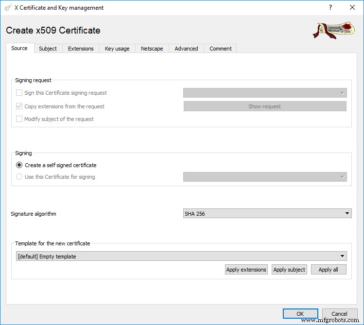 PLCnext ControlでOPC UA用カスタムセキュリティ証明書を設定
