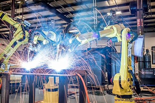 Fanuc MIG溶接の効率をTorchMateセンサーとArcToolソフトウェアで向上
