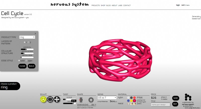 ジュエリーデザインの革新：3Dプリントの力
